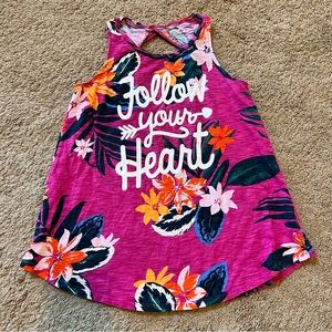 Girls Floral Tank Top Old Navy XL